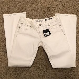 White Miss Me Jeans NWT